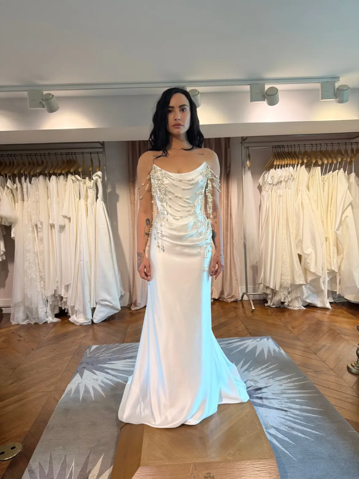 Demi Lovato – Wedding Dress Photo Diary for Vogue May 2025