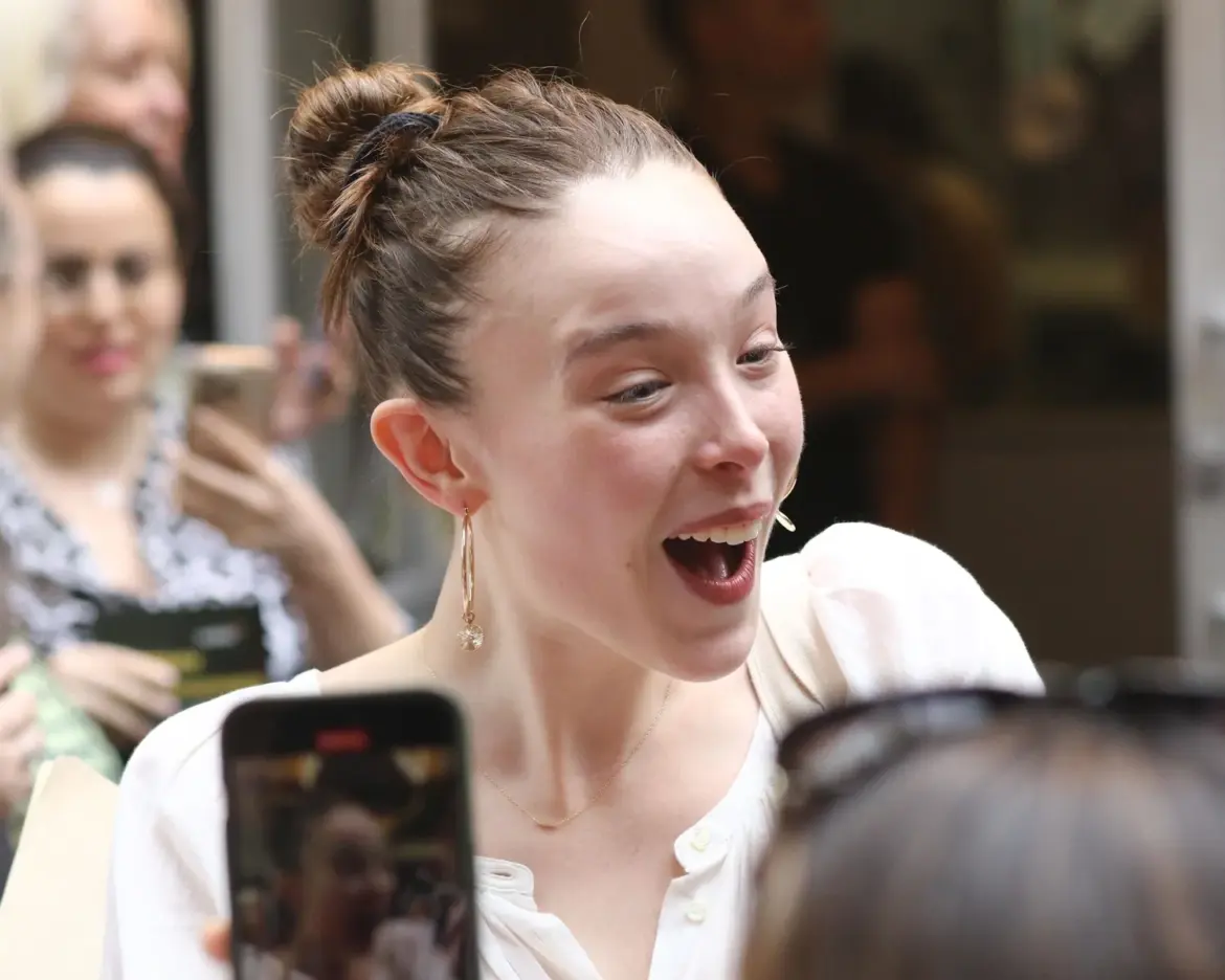 Ella Beatty Delights Fans with Autograph Signing after Stellar Show with Hugh Jackman in NYC 05-30-25