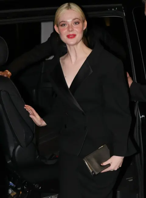 Elle Fanning at the L’Oreal Party in Cannes 05-23-25