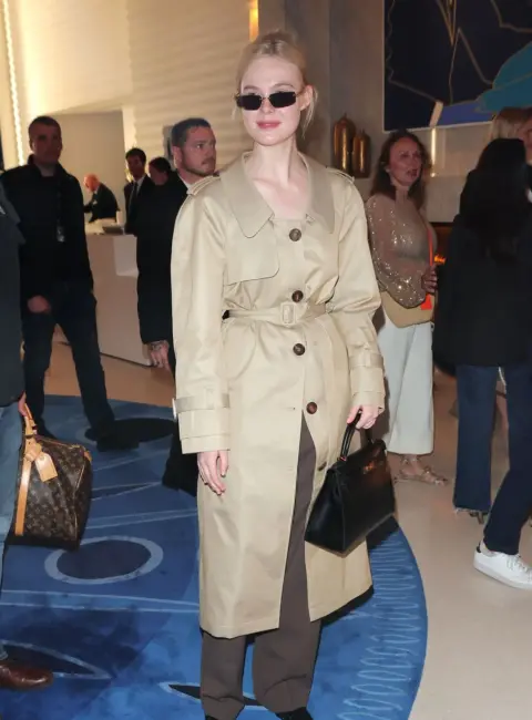 Elle Fanning Spotted at Hotel Martinez in Cannes 05-20-25