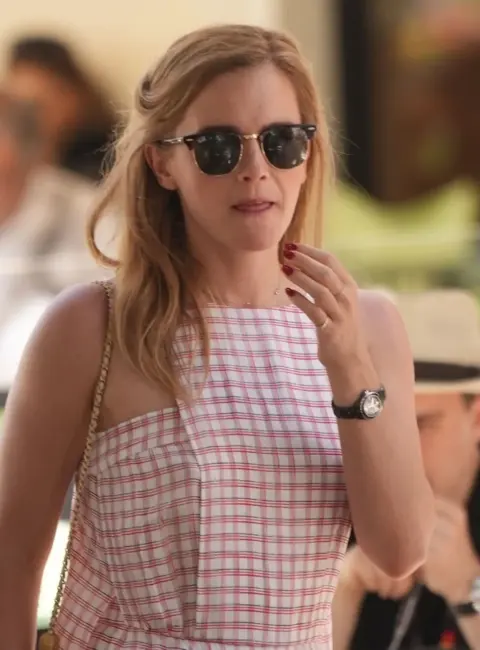 Emma Watson Enjoys Lunch Before Heading to the Palais des Festivals at Cannes Film Festival 05-21-25