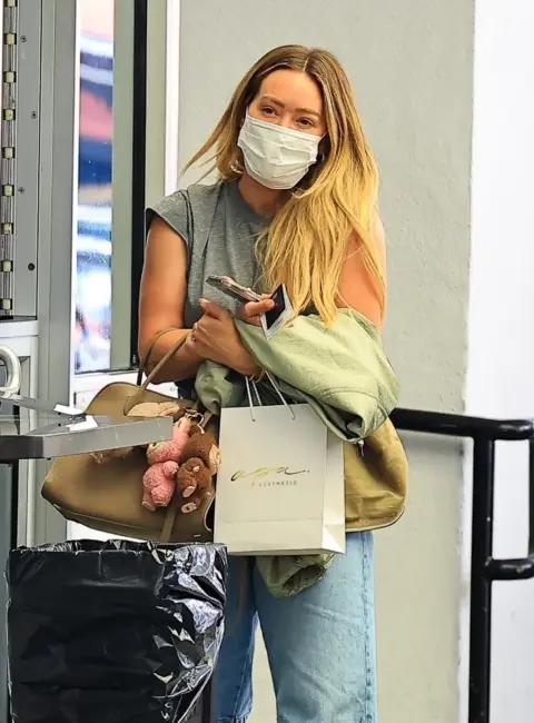 Hilary Duff Caught Leaving Beverly Hills Appointment 05-09-25