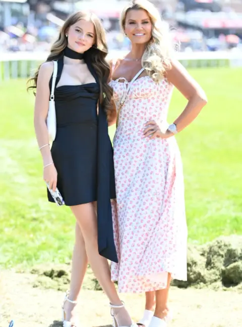 Kerry Katona and Daughter Heidi at The Boodles May Festival’s Chester Cup Day at Chester Racecourse 05-09-25