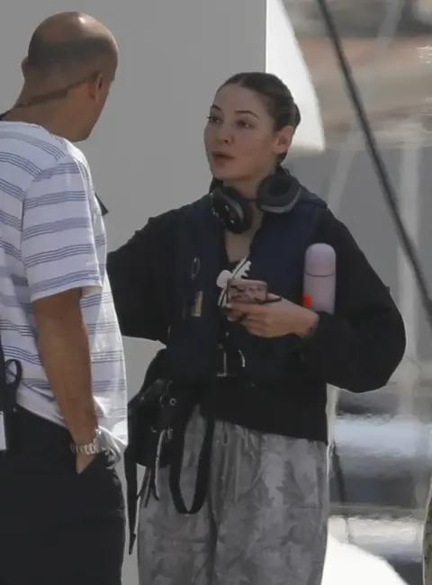 Madelyn Cline – On the Set of ‘Day Drinker’ in Barcelona 05-03-25