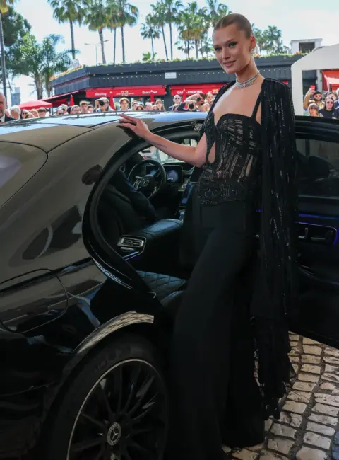 Toni Garrn is Seen at the Martinez Hotel During the 78th Film Festival in Cannes 05-20-25