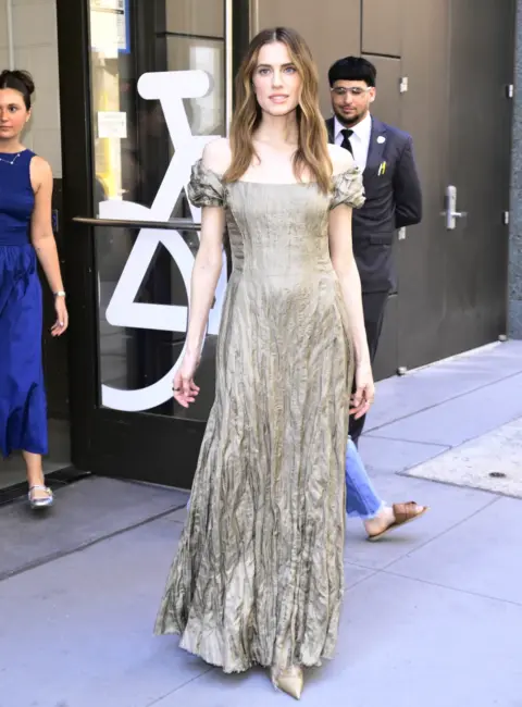 Allison Williams Steps Out While Promoting Her New Movie ‘Megan 2.0’ in New York City 06-25-25
