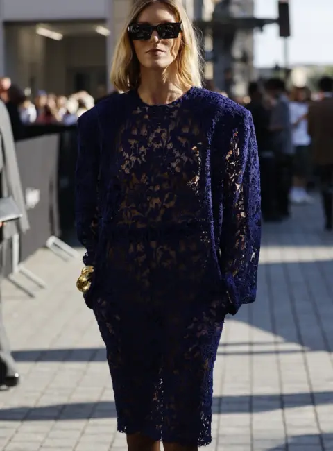 Anja Rubik – Saint Laurent Menswear Spring/Summer 2026 in Paris Fashion Week 06-24-25