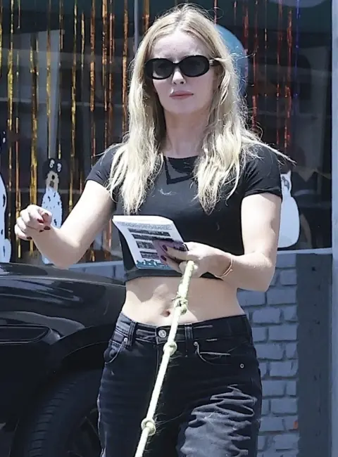 Annabelle Wallis Makes a Stylish Statement While Taking Her Pup for Grooming in LA 06-28-25
