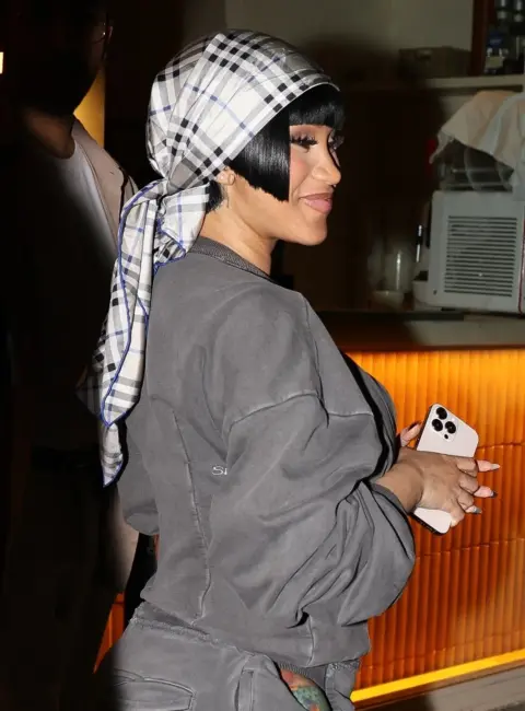 Cardi B Spotted Dining Out After Dropping Latest Single 06-21-25