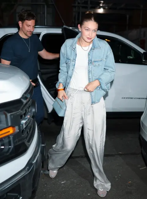 Gigi Hadid and Bradley Cooper Visit His Home Post Dinner with Brad Pitt and Ines De Ramon in New York 06-13-25