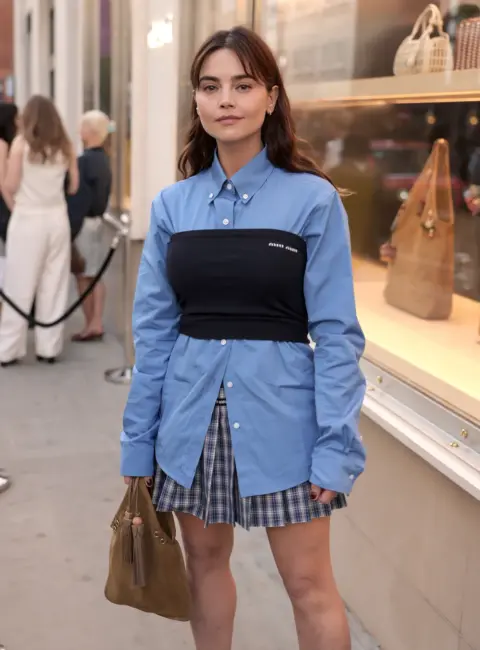 Jenna Coleman – Miu Miu Store Re-Launch party in London 06-12-25