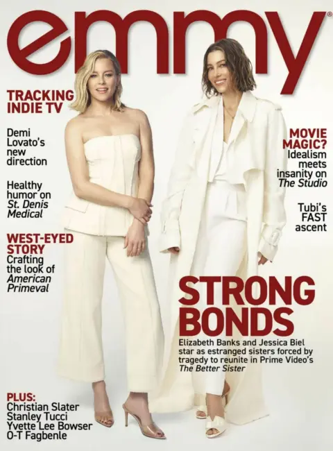 Jessica Biel & Elizabeth Banks – Emmy Magazine June 2025