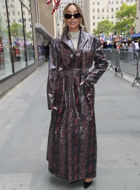 Lala Anthony Makes a Stylish Entrance at the Today Show in New York City 06-05-25