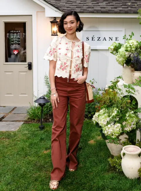 Minnie Mills – Sézane Summer Pop-Up Celebration at The Maidstone, East Hampton NY 06-26-25