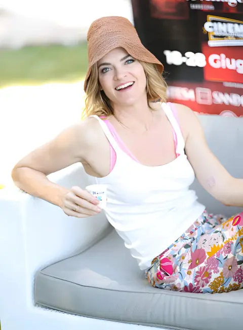 Missi Pyle – Filming Italy 2025 Photocall at Forte Village Resort in Santa Margherita di Pula, Italy 06-21-25