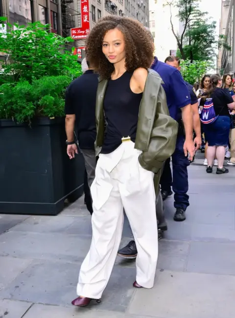 Nico Parker is Seen Outside CBS Studios in New York 06-11-25