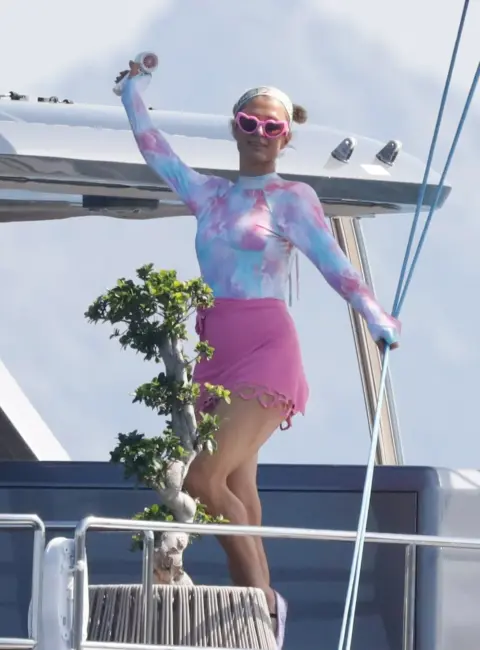 Paris Hilton During Luxurious Sardinia Getaway 06-27-25