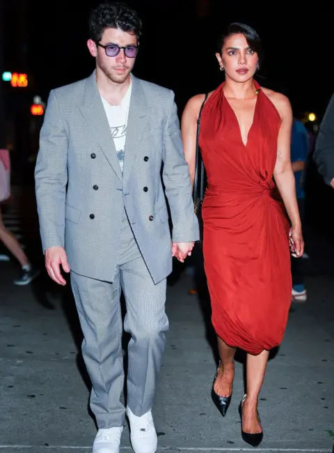 Priyanka Chopra & Nick Jonas Spotted Exiting Emilio’s Ballato in NoHo, NYC 06-22-25