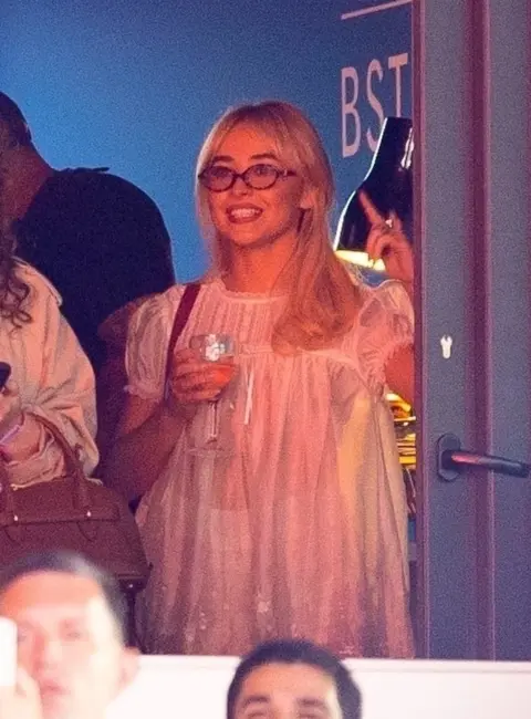 Sabrina Carpenter Shows Support for Olivia Rodrigo at American Express Presents BST, Hyde Park 06-27-25