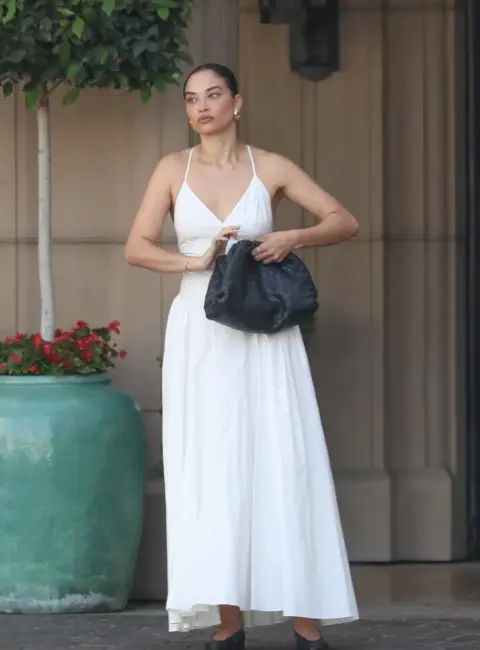 Shanina Shaik is Seen Leaving the Amazon Essentials Party in Beverly Hills 06-25-25