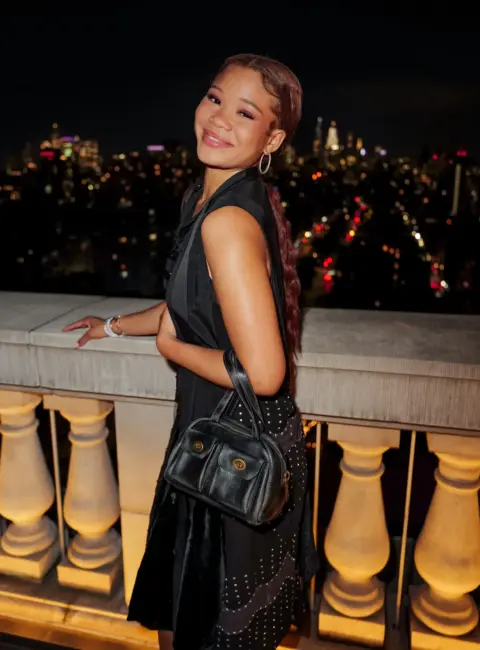 Storm Reid – Coach Gold Launch Dinner in New York 2025