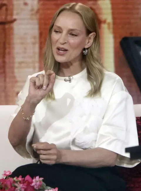 Uma Thurman – Today Show in NYC 06-17-25