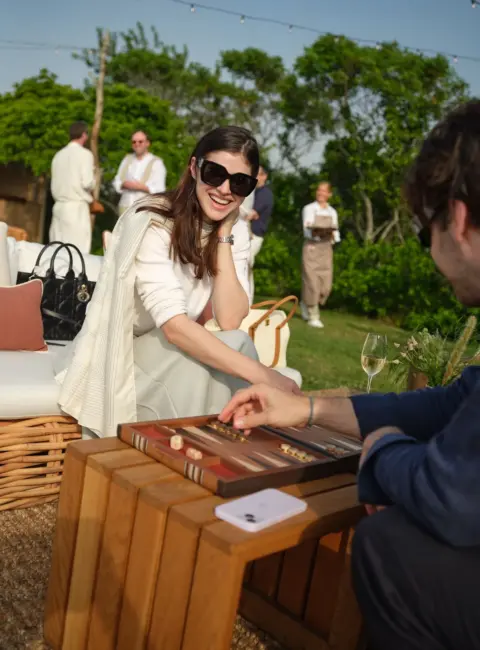 Alexandra Daddario – Loro Piana’s Resort 2025 Collection Launch in Montauk, NY 06-28-25