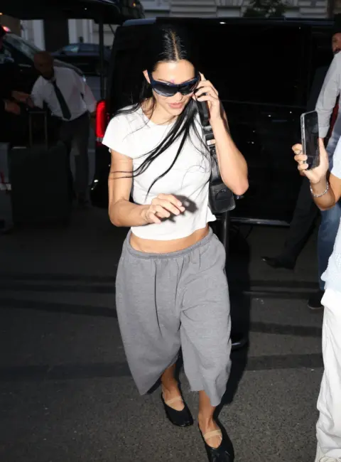 Amelia Gray Hamlin Turns Heads in Paris with Chic Kooples Bag and Stylish Miu Miu Sunglasses 06-30-25