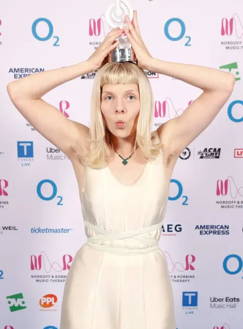 Aurora – Nordoff & Robbins’ O2 Silver Clef Awards 2025 at JW Marriott Grosvenor House in London, England 07-02-25