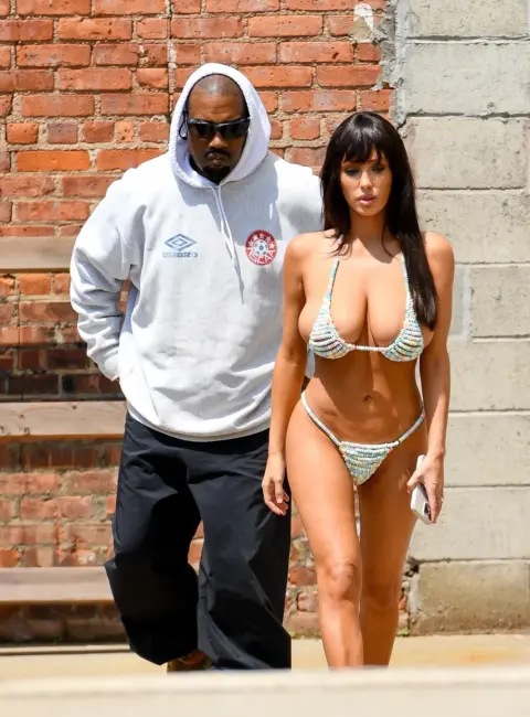 Bianca Censori Makes a Splash in Brooklyn with Hot String Lingerie 06-21-25