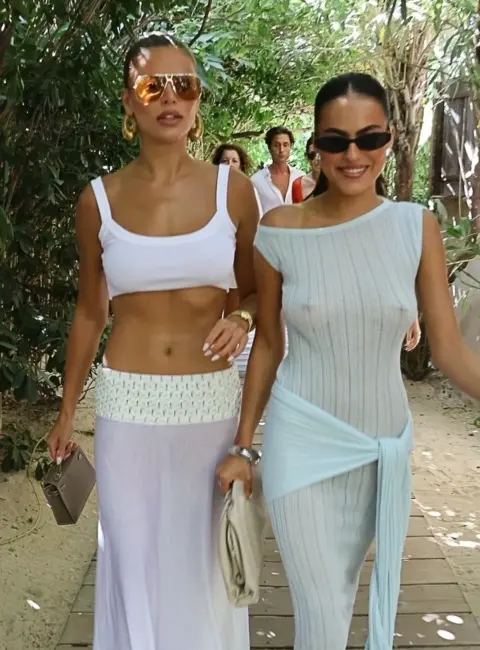 Brooks Nader Stuns at Club 55 in Saint-Tropez With Her Beautifull Companion 07-25-25