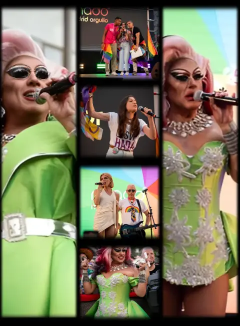 MADO Pride Opening Speech at Plaza Pedro Zerolo in Madrid, Spain 07-02-25