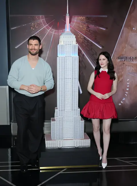 David Corenswet and Rachel Brosnahan Visit the Empire State Building Ahead of the Premiere of Warner Bros ‘ Superman’ 07-09-25
