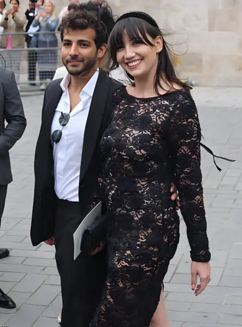 Daisy Lowe Attends the Wedding of Mel B and Rory McPhee at the OBE Chapel in St Paul’s Cathedral in London, England 07-05-25