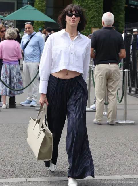 Emma Appleton – Celebrity Sightings At Wimbledon 2025 07-06-25