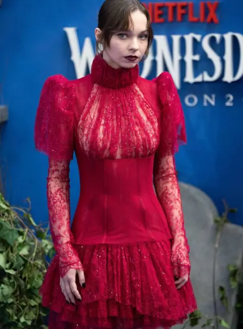 Emma Myers – ‘Wednesday’ Season 2, Part 1 Global Premiere at Central Hall, Westminster in London 07-30-25