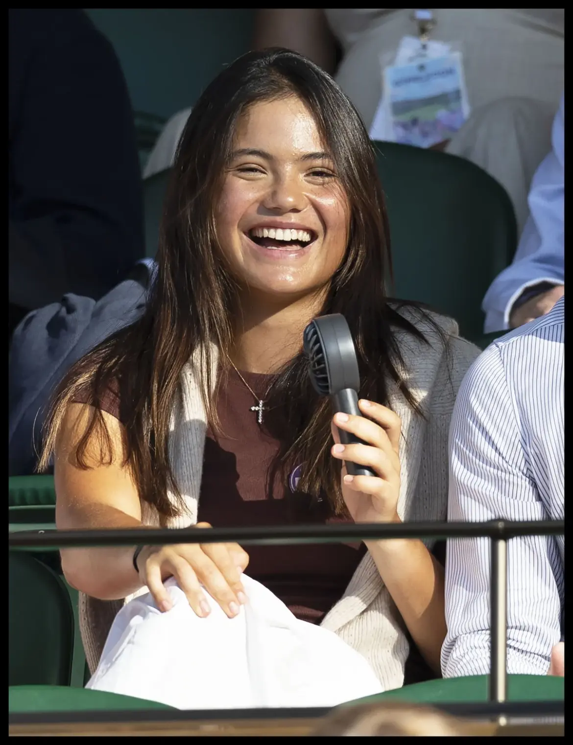 Emma Raducanu Attends a Gentlemen’s Singles Semi-Final Match at Day 12 of Wimbledon, London 07-11-25