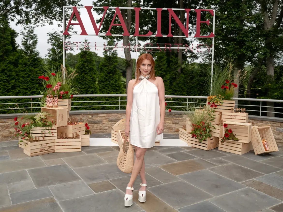 Emma Roberts – AVALINE & STELLA MCCARTNEY TOAST THE LAUNCH OF THEIR LIMITED-EDITION BOTTLE, East Hampton 07-12-25