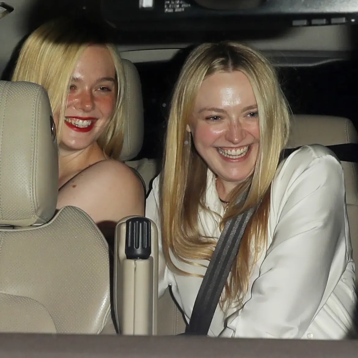 Fanning Sisters Dakota and Elle Enjoy a Night Out at Giorgio Baldi 07-15-25