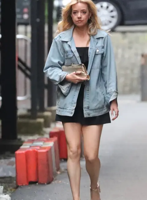 Georgia Taylor Makes a Stylish Entrance at the Coronation Street Summer Party in Manchester 07-04-25