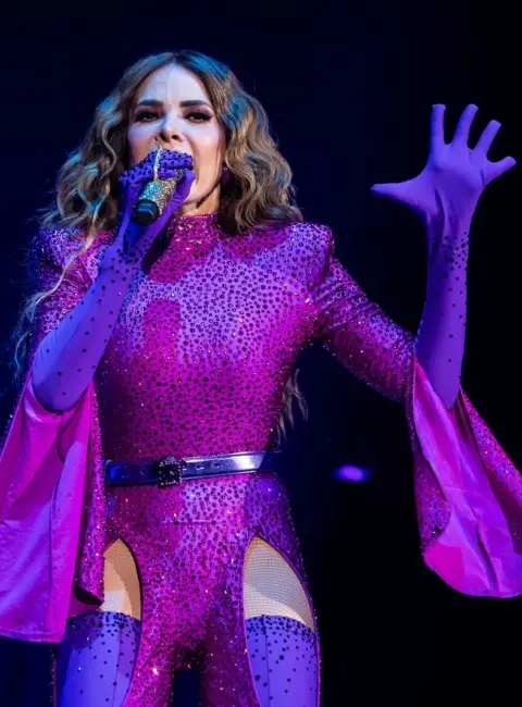 Gloria Trevi – Performs Onstage During a Concert at Movistar Arena in Madrid, Spain 07-03-25