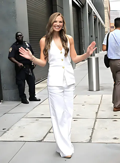 Hannah Brown is Seen Outside ABC Studios in New York City 07-02-25