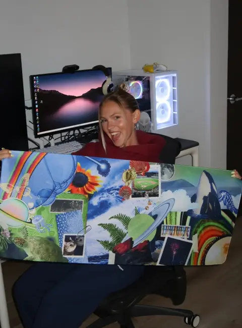 Jordyn Jones – Highlights Desk Mat July 2025