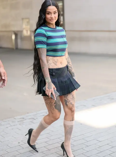 Kehlani Slays in Head-to-Toe Miu Miu at BBC Broadcasting House 07-11-25