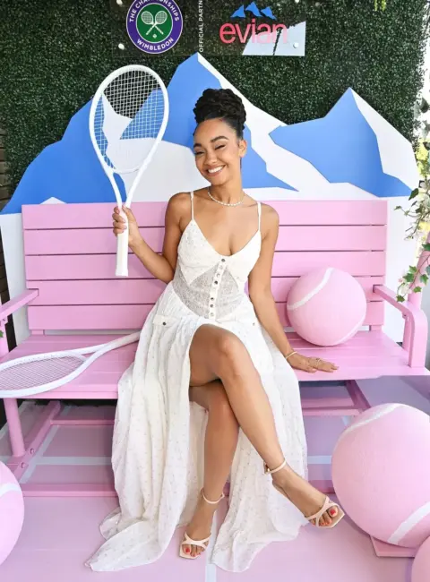 Leigh-Anne Pinnock – evian ‘Mountain Of Youth’ VIP Suite During Day 13 of Wimbledon 2025 in London, England 07-11-25