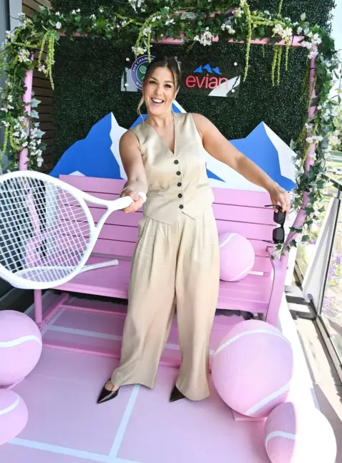 Mary Earps – evian ‘Mountain Of Youth’ VIP Suite During Day 13 of Wimbledon 2025 in London, England 07-11-25