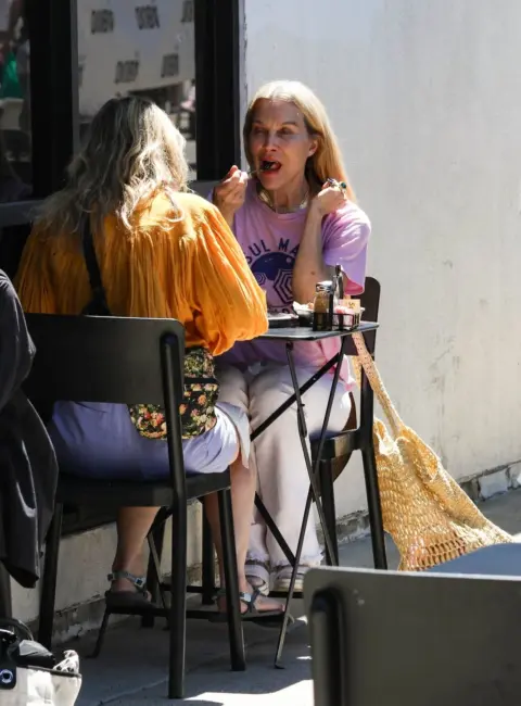 Nicollette Sheridan Spotted Socializing at Studio City Farmer’s Market 07-27-25