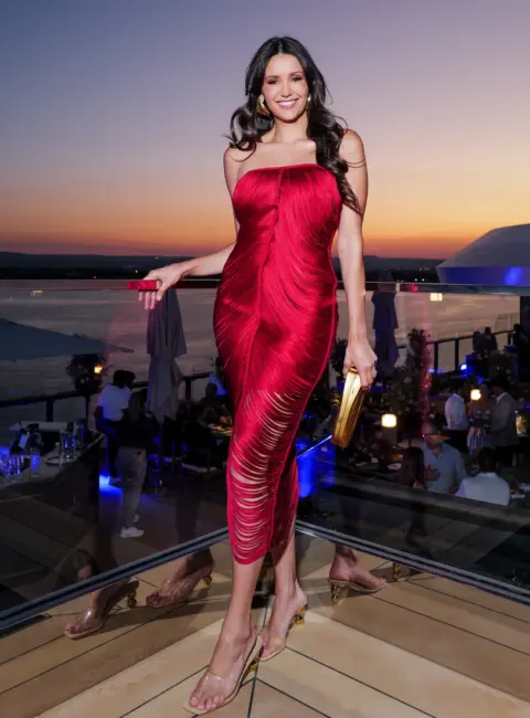 Nina Dobrev – Luminara Superyacht Launch Event in Rome, Italy 06-29-2025