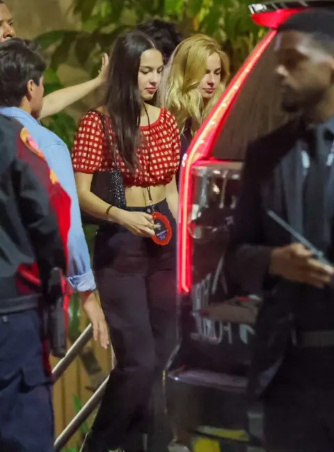 Olivia Rodrigo Leaving the Lady Gaga Concert in Los Angeles 07-28-25
