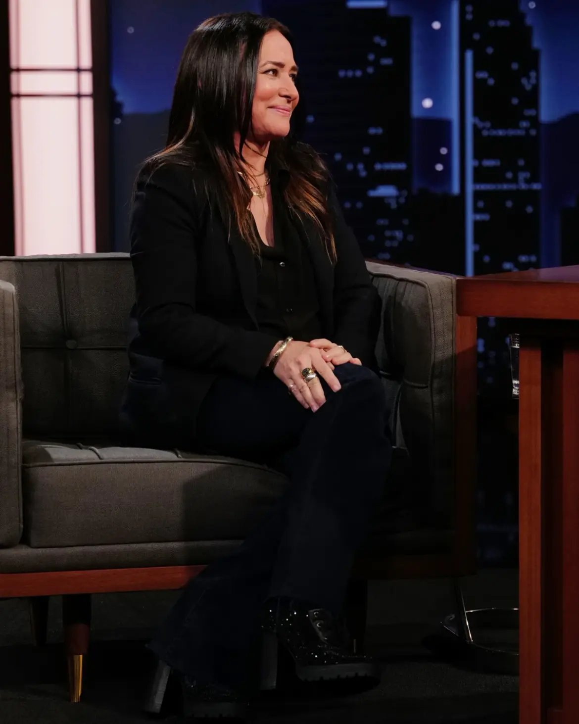 Pamela Adlon – Jimmy Kimmel Live  07-21-25